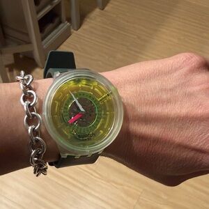 Swatch Yellow and Black Smartwatch